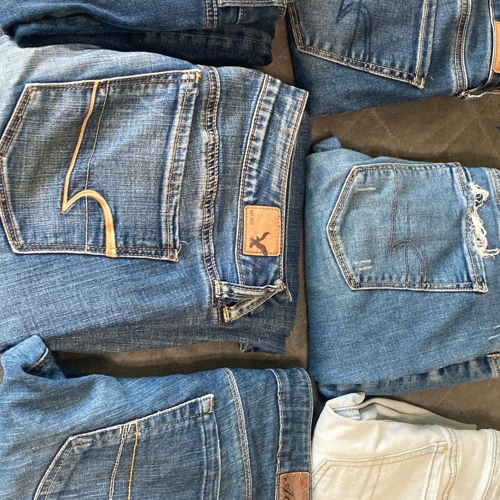 4 American eagle jeans lot